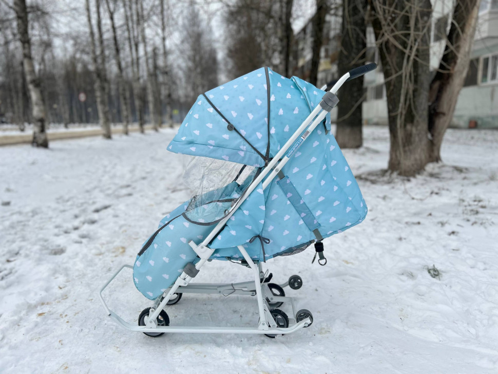 Санки наши детки 2 голубой