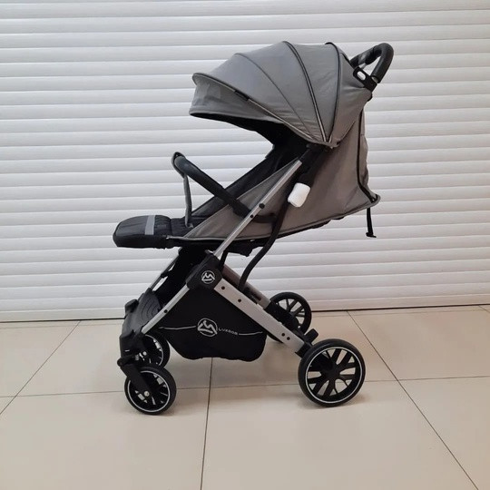 Коляска Luxmom T9 Темно-серый
