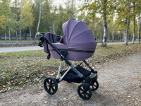 Коляска Luxmom F11 3в1 Розовый