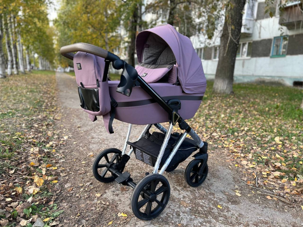 Коляска Luxmom F11 3в1 Розовый