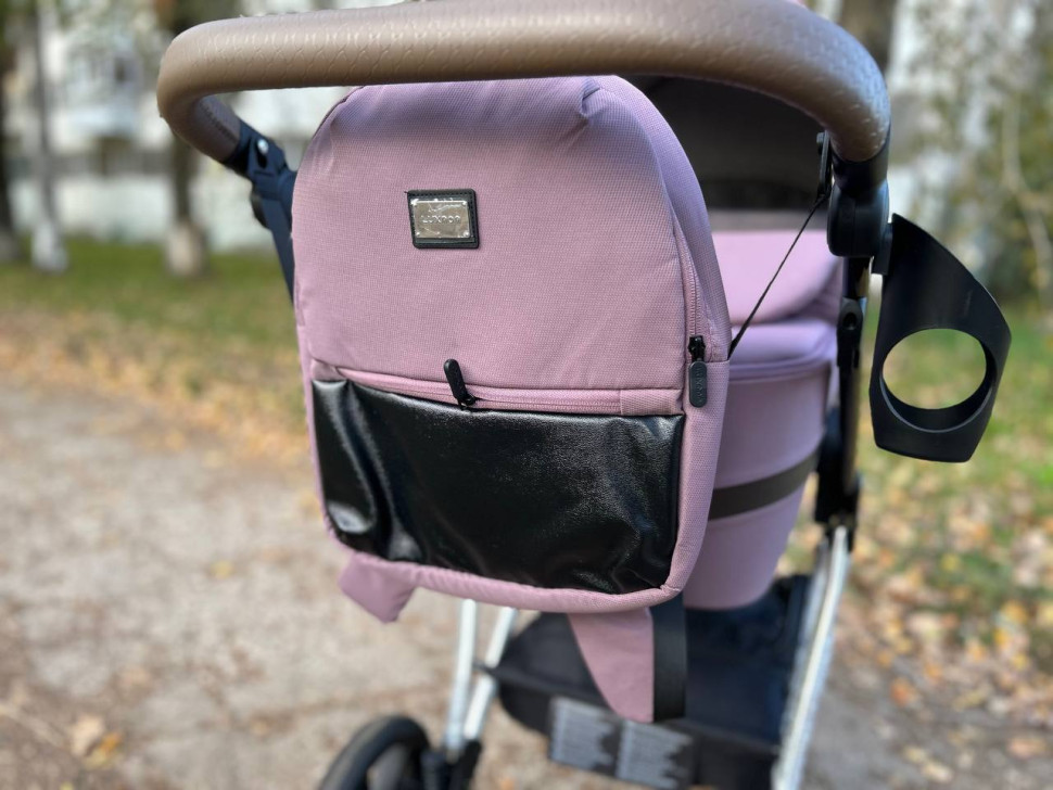 Коляска Luxmom F11 3в1 Розовый