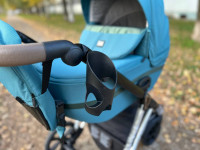 Коляска Luxmom F11 3в1 Голубое озеро