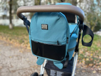 Коляска Luxmom F11 3в1 Голубое озеро
