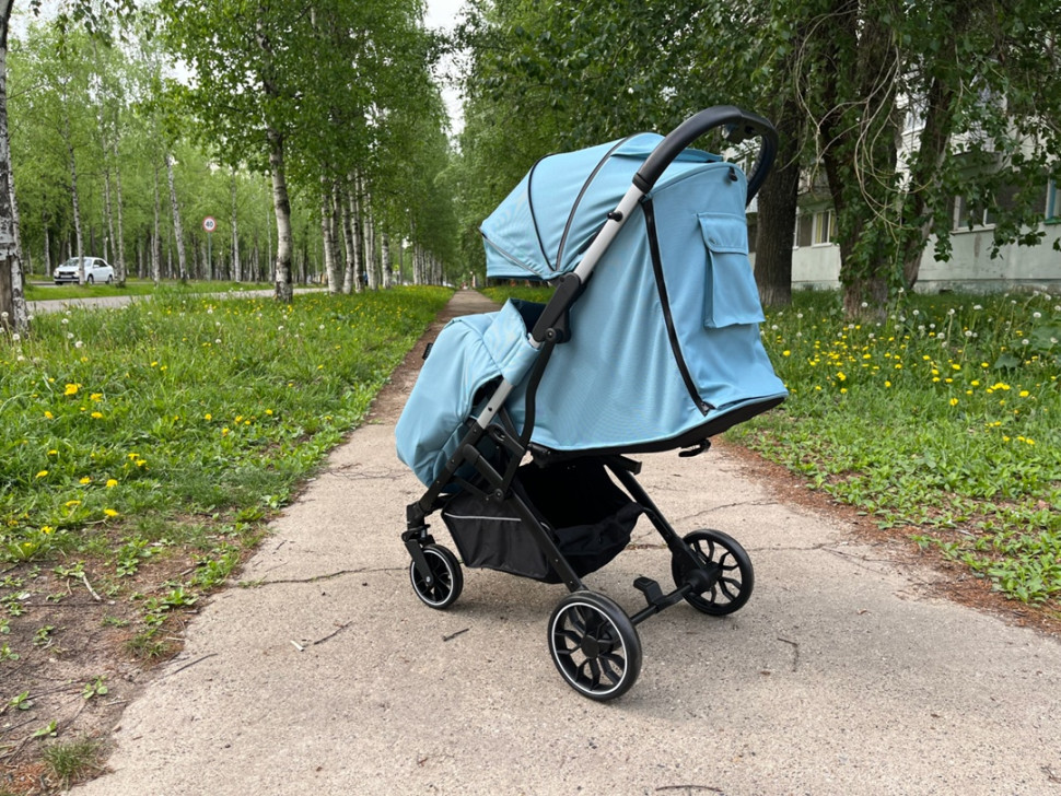 Коляска прогулочная Luxmom V3 Голубое озеро