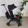 Коляска складная 3-колесная Luxmom S7 Черный