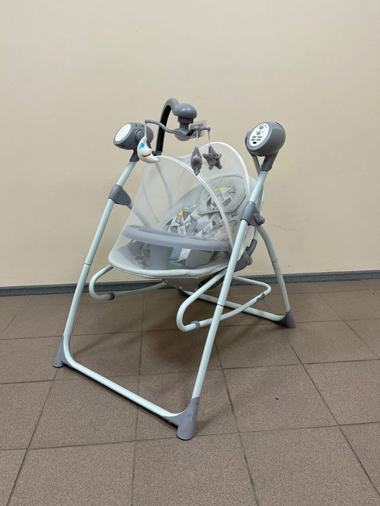 Электрокачели Luxmom 901 серый