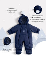 159/5 Комбинезон-трансформер RANT "Yukon" Dark Blue р.68-74