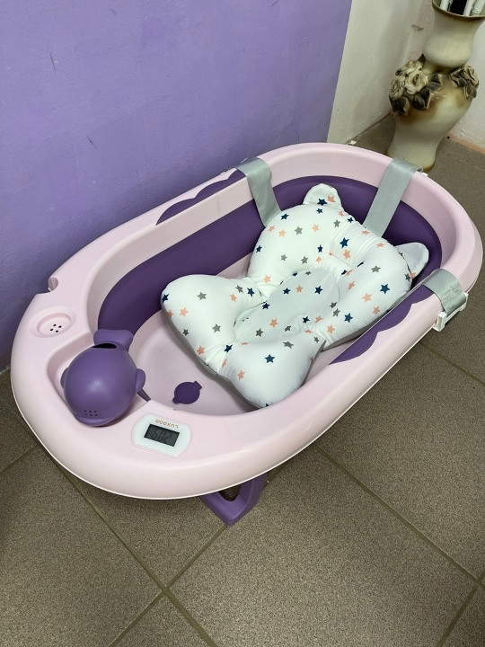 Ванночки детские с термометром, HBT-005 Фиолетовый