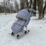 Санки Ника 7-5sk Серые