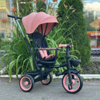 Коляска трехколесная Luxmom 3123 розовый