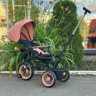 Коляска трехколесная Luxmom 3123 розовый