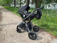 Коляска Luxmom A4 3в1 Черный