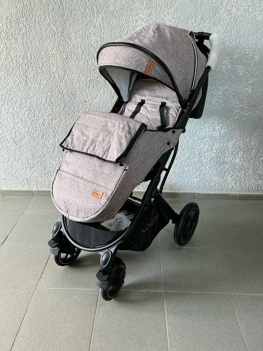 Коляска Luxmom 609, Бежевый