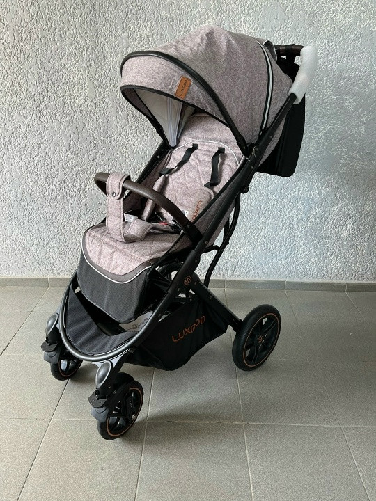 Коляска Luxmom 609, Бежевый