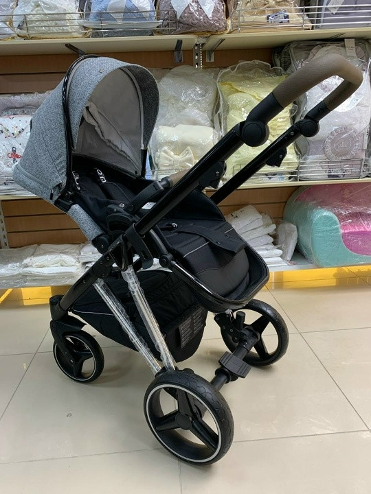 Коляска Luxmom F1 2в1 серый