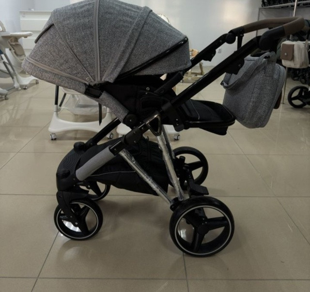 Коляска Luxmom F1 2в1 серый