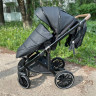 Коляска Luxmom F2 3в1 Экокожа  Черный