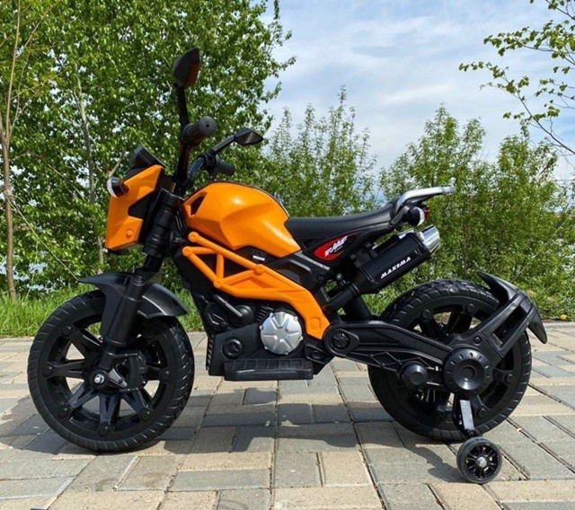 Электромотоцикл DLS01 Комуфляж/оранжевый