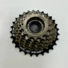 Трещотка SUNRUN, 6 скоростей, 14-28Т, индексная, материал: сталь, BC1,375-24TRI/M35х1", ED черный /FW-6I/уп50/ (10702070/191124/5133448, Китай)