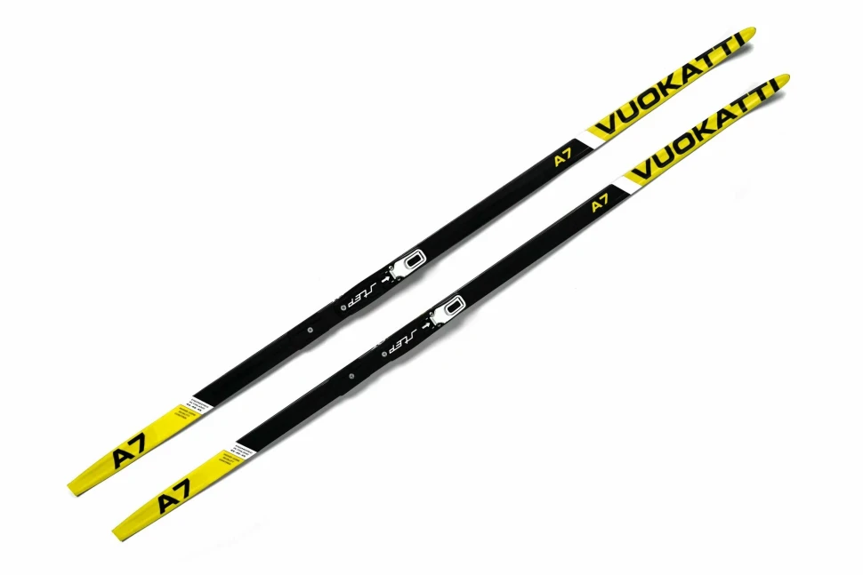 Лыжный комплект VUOKATTI 150 NNN Step-in (Step) черно-желтые
