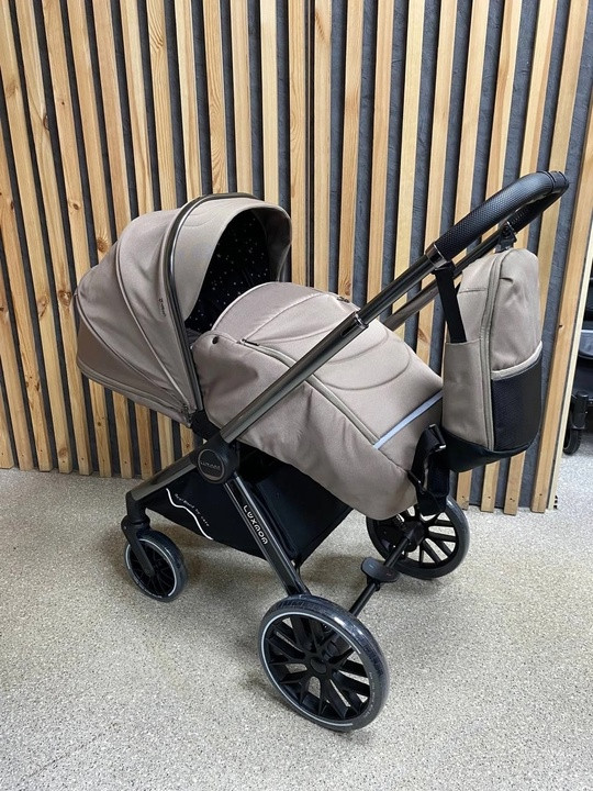 Коляска luxmom 888 3B1 Бежевый