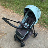 Коляска Luxmom 3102 Серый/бирюзовый