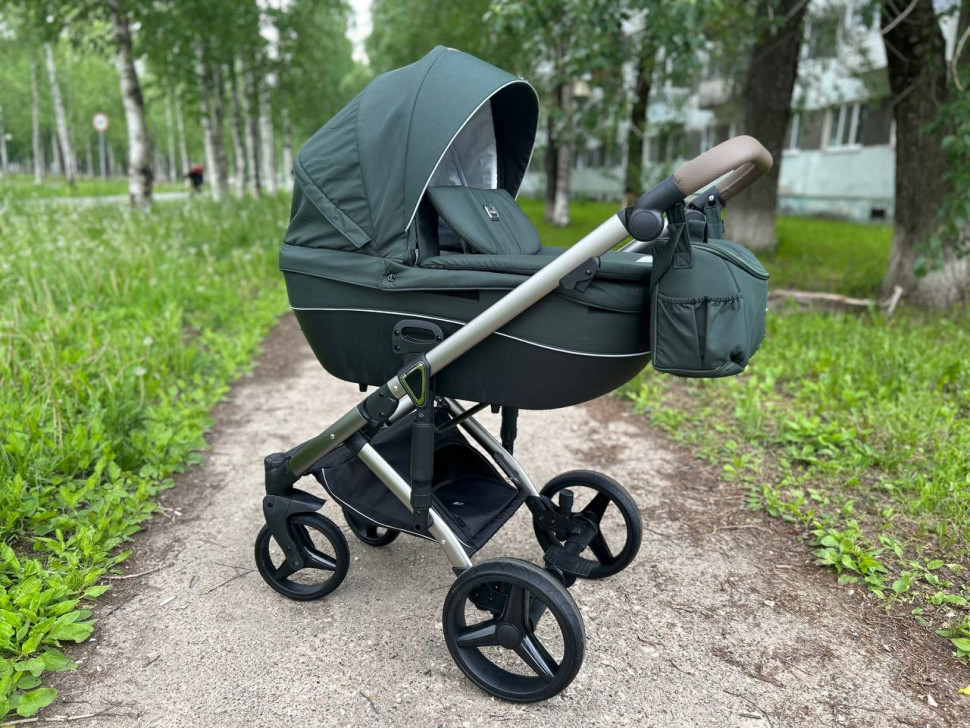 Коляска Luxmom F5 2в1 Изумрудный