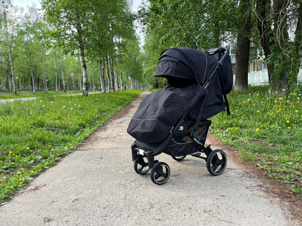 Коляска прогулочная Baballo 2025 Чёрная