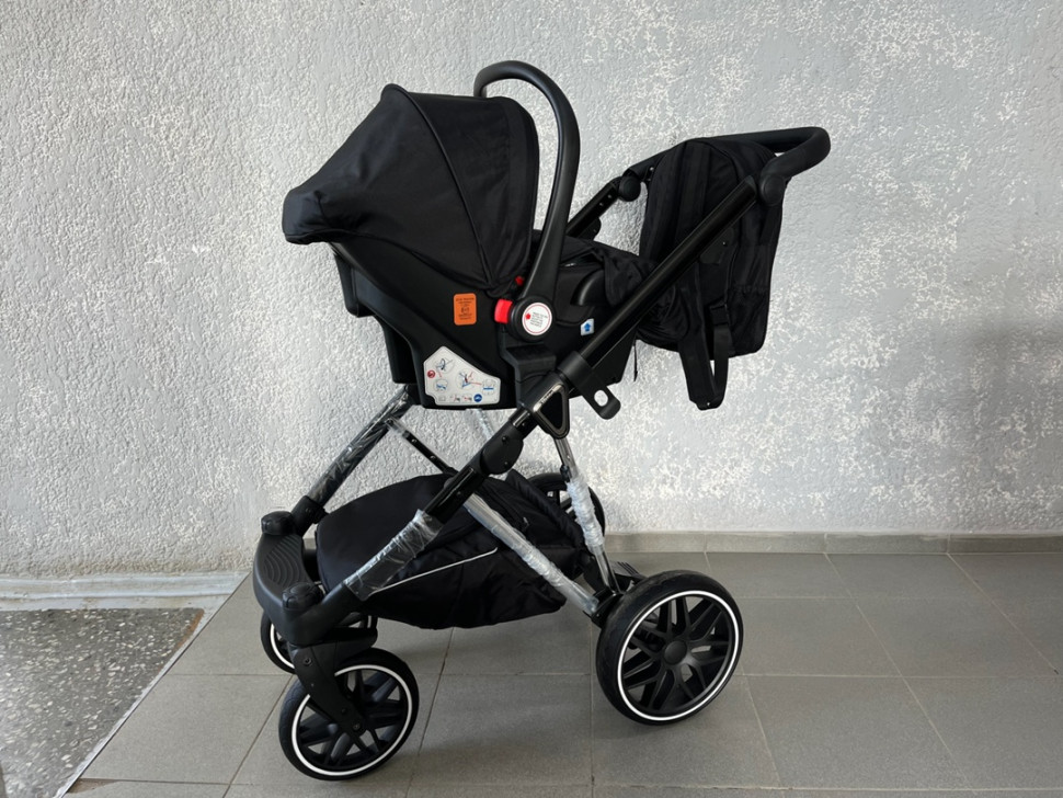 Коляска Luxmom F1 3в1 Черный