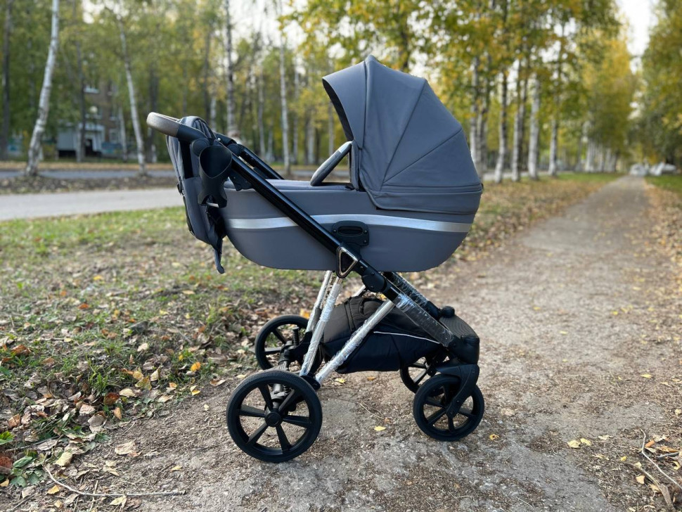 Коляска Luxmom F11 3в1 Светло-серый