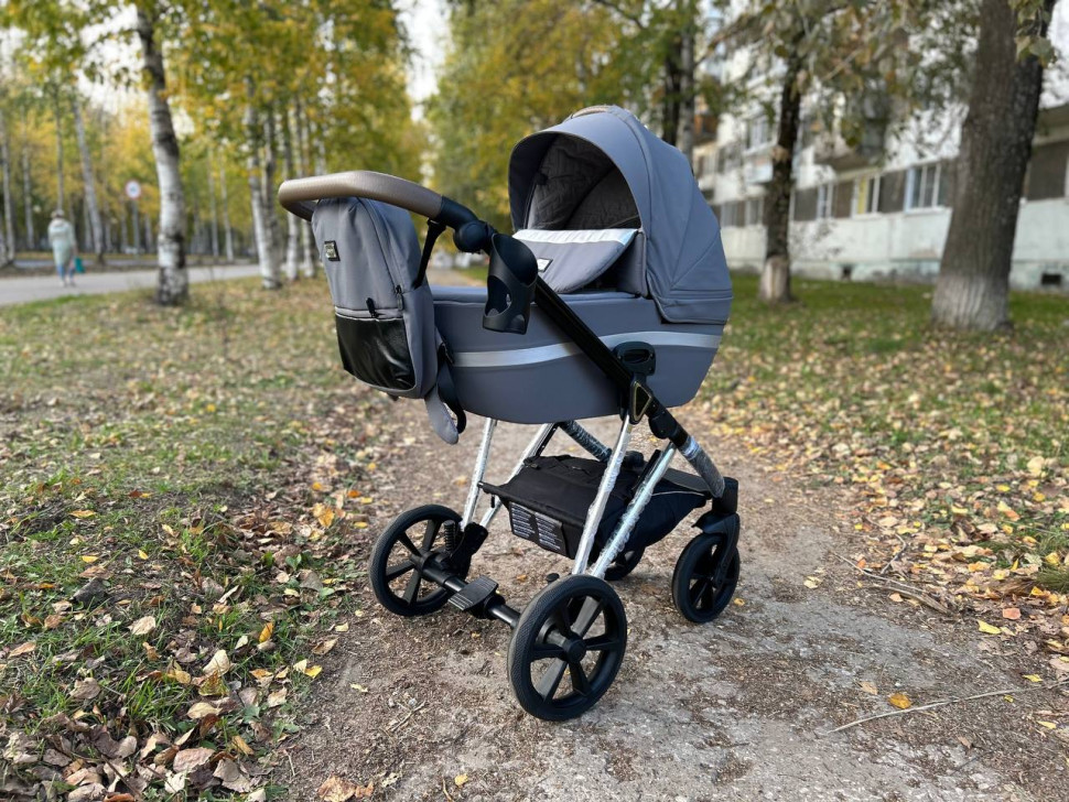 Коляска Luxmom F11 3в1 Светло-серый