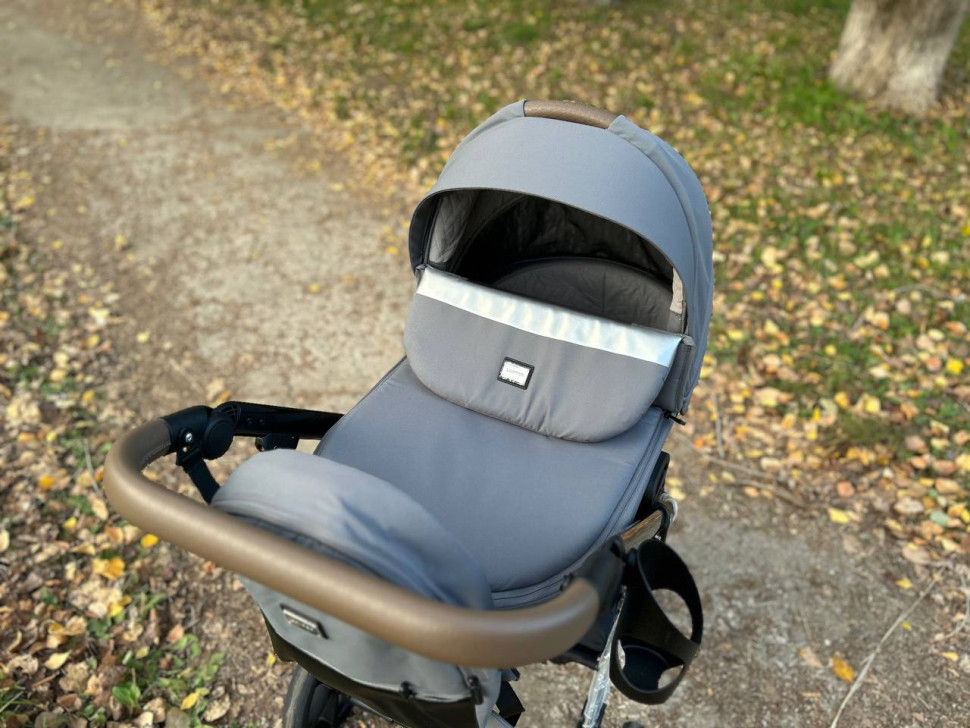 Коляска Luxmom F11 3в1 Светло-серый
