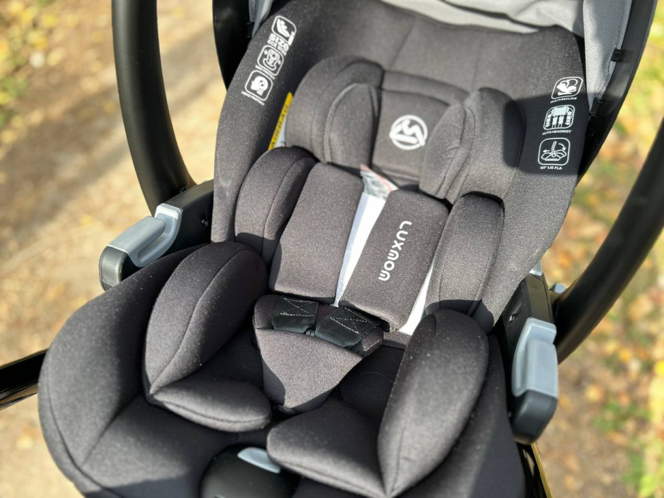 Коляска Luxmom F11 3в1 Светло-серый