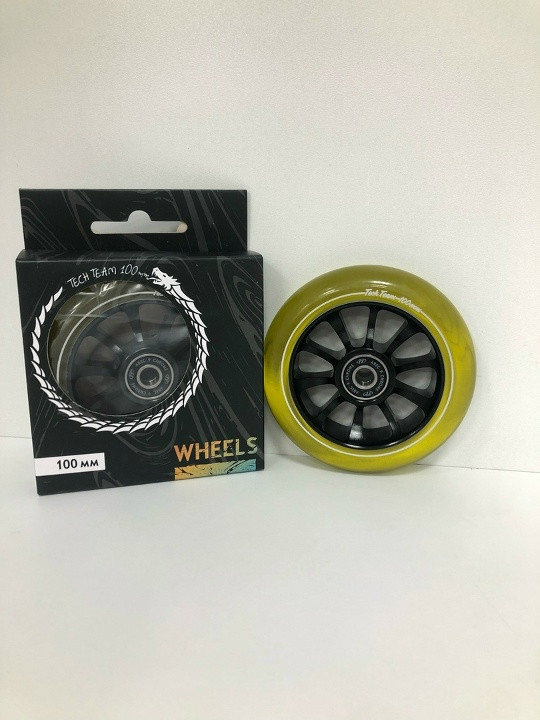 Колесо для самоката X-Treme 100*24мм Winner, yellow transparent