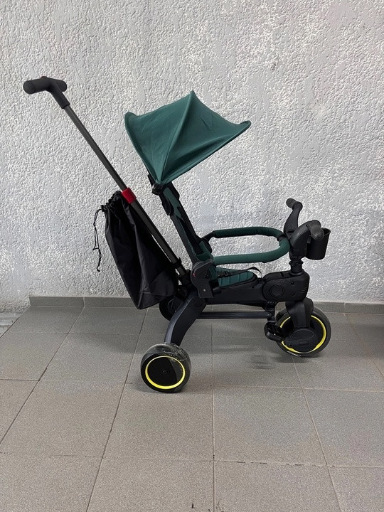 Коляска складная 3-колесная Luxmom S7 Зеленый