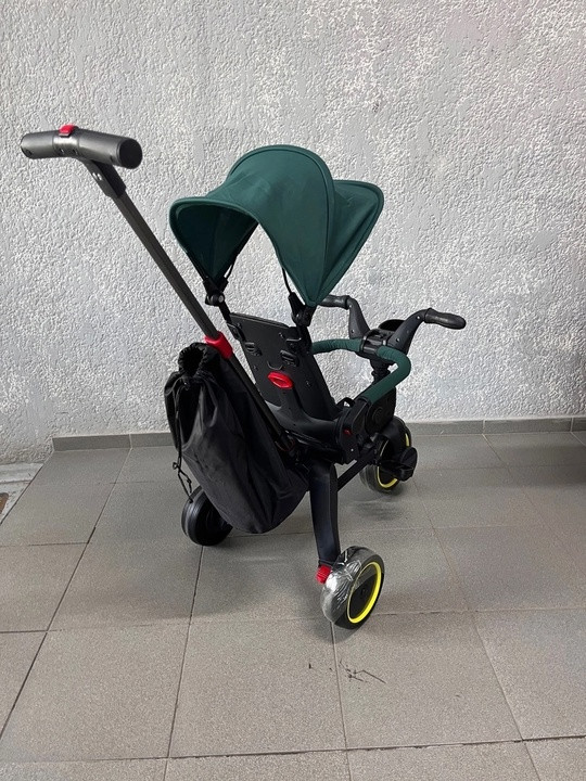 Коляска складная 3-колесная Luxmom S7 Зеленый