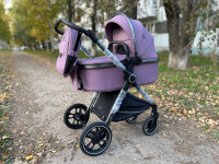 Коляска Luxmom 560 3в1 Фиолетовый