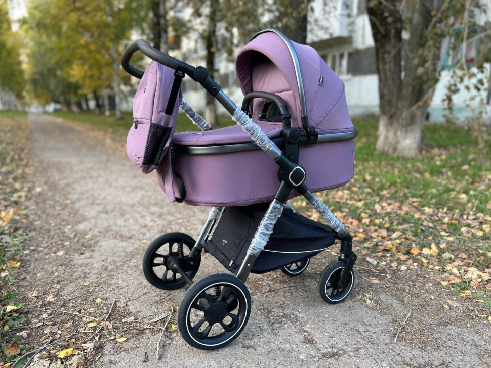 Коляска Luxmom 560 3в1 Фиолетовый