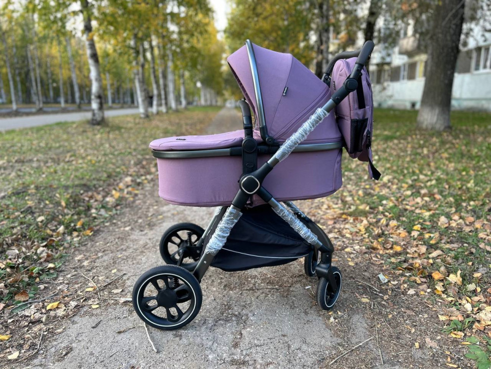 Коляска Luxmom 560 3в1 Фиолетовый