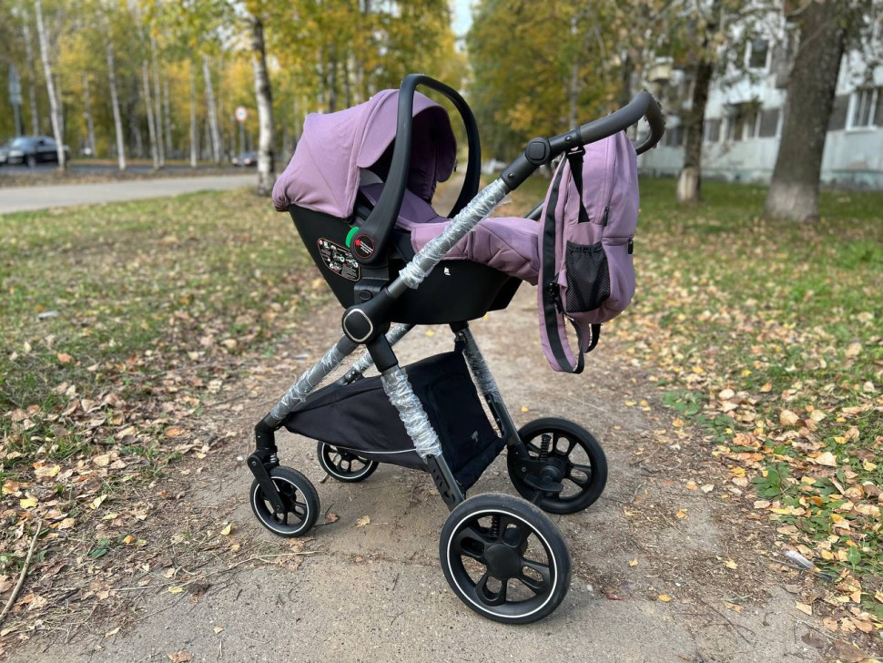 Коляска Luxmom 560 3в1 Фиолетовый